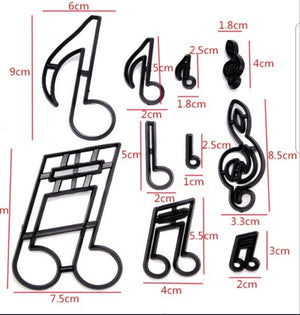 Music silhouette cutter set