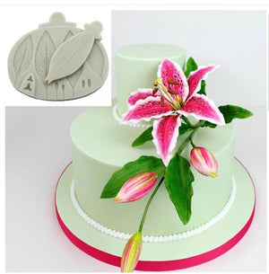 Silicone Mould Lily flower and Veiner