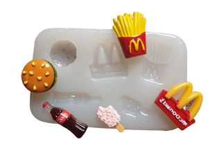 McDonalds, size of mould 10.3x6.5cm