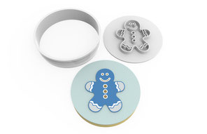 RP21201 Gingerbread Man Pastime Cutter 7.5cm