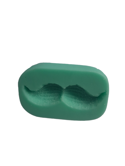 Moustache silicone mould, 4.8x1.5cm