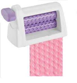 Fondant diamond embosser roller