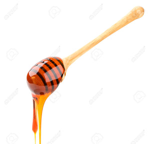 Wooden honey stick dipper 14cm