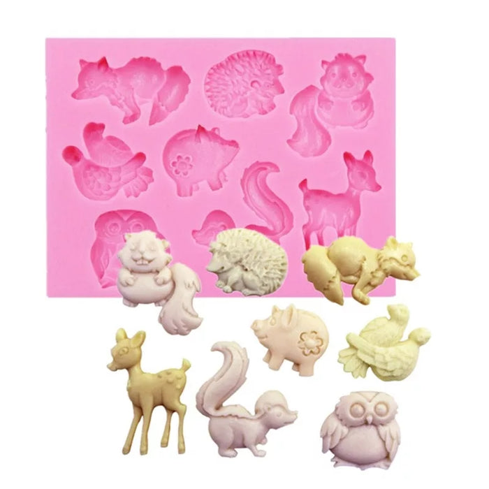 Silicone Mould Forest Animal