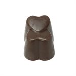Nr38, Silicone mould chocolate truffle, double Heart