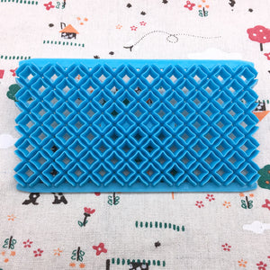 Nr8 Fondant clay Embosser Diamond 15x8cm