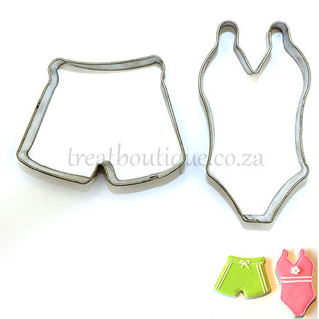 Treat Boutique Metal cookie cutter Board short and swimsuit set