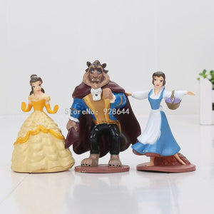 Beauty and the beast cake topper figurines, size of beast 9x7cm, NB! no packaging
