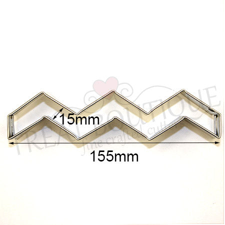 Treat Boutique Metal cookie cutter Chevron