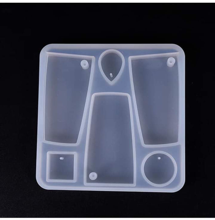Resin Earring soft silicone mould for resin jewelry,size of mould 9x9cm,circle