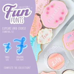 PME Fun fonts cupcake and cookie stamping kit
