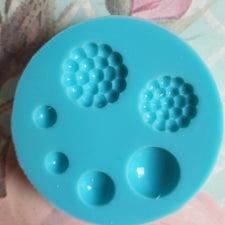 Small flower center silicone mould
