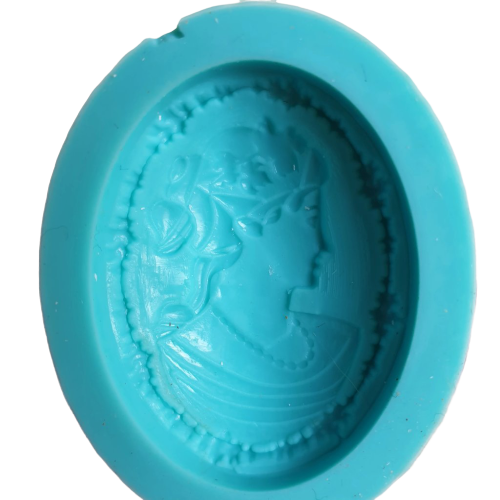 Cameo Brooch silicone mould, c