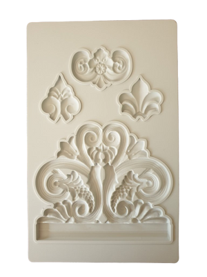 Fleur de lis European vintage border