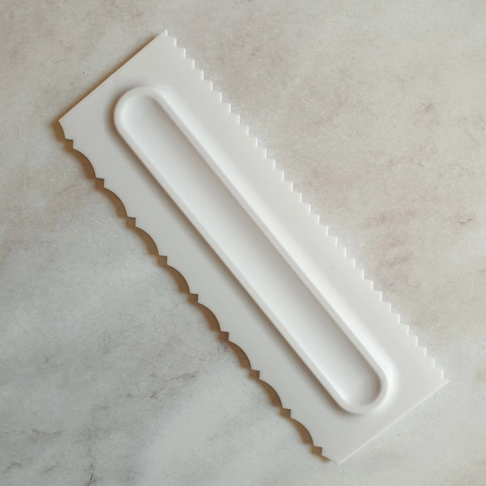 Plastic Icing comb scraper, C