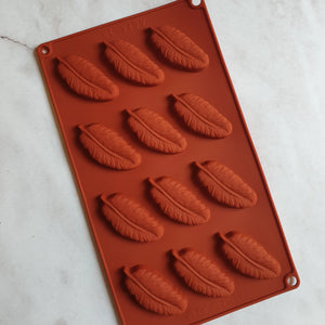 HL-9177 B, Silicone mould, Soap Chocolate Fondant, Feather