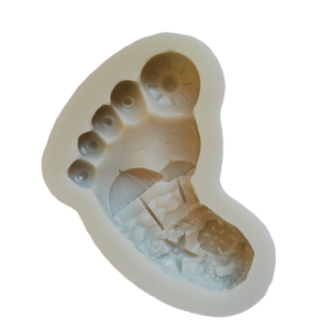 Beach Foot silicone mould