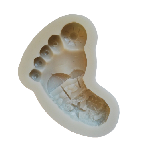 Beach Foot silicone mould