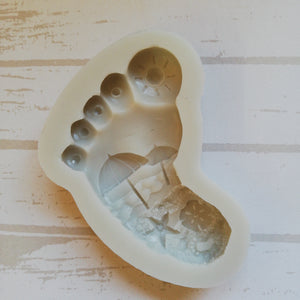 Beach Foot silicone mould