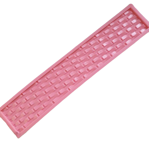 Basket weave Silicone mould, size of mould 25x5cm