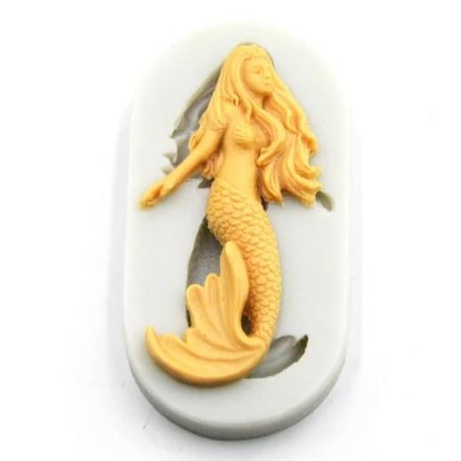 Fondant mermaid silicone mould D, 8.5x4.2cm