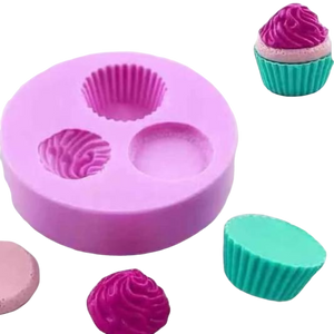 Silicone Mould 3D Cupcake