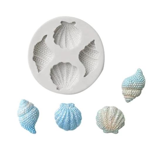 Silicone Mould Nautical Shells