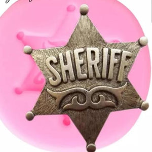 Sheriff Badge silicone mould