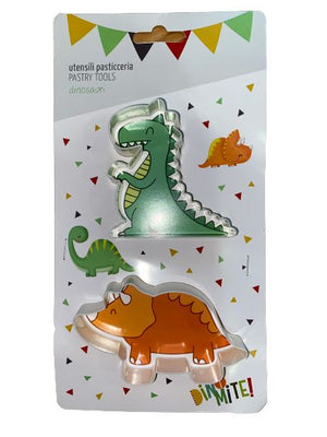 Plastic cookie cutter Dino