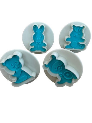 Y235-4 Plunger Set Bunny And Teddy