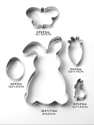 Metal Cookie Cutter Bunny Easter