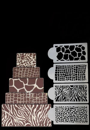Cake Stencil Animal Set
