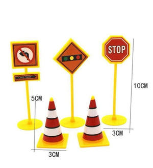 Cake Topper Traffic Road Signs