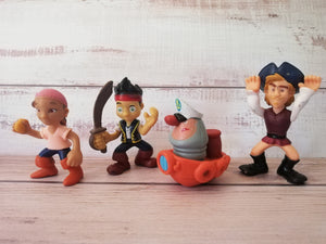 Jake and the neverland pirate figurine set, size of Jake is 7.5cm