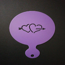 Cupcake/ coffee Stencil XBAK201 Heart P, Valentine