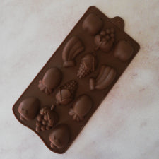 Nr60, Silicone mould chocolate truffle. Fruits
