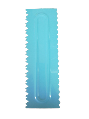 Plastic Icing comb scraper, 2