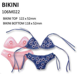 PME Bikini, Bra and Panty plastic cutter set, 12x5.2cm, 11.8x7cm