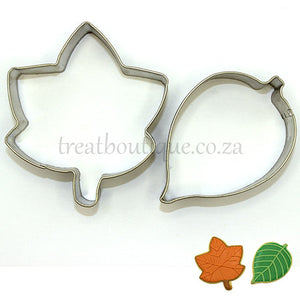 Treat Boutique Metal cookie cutter Leaf set