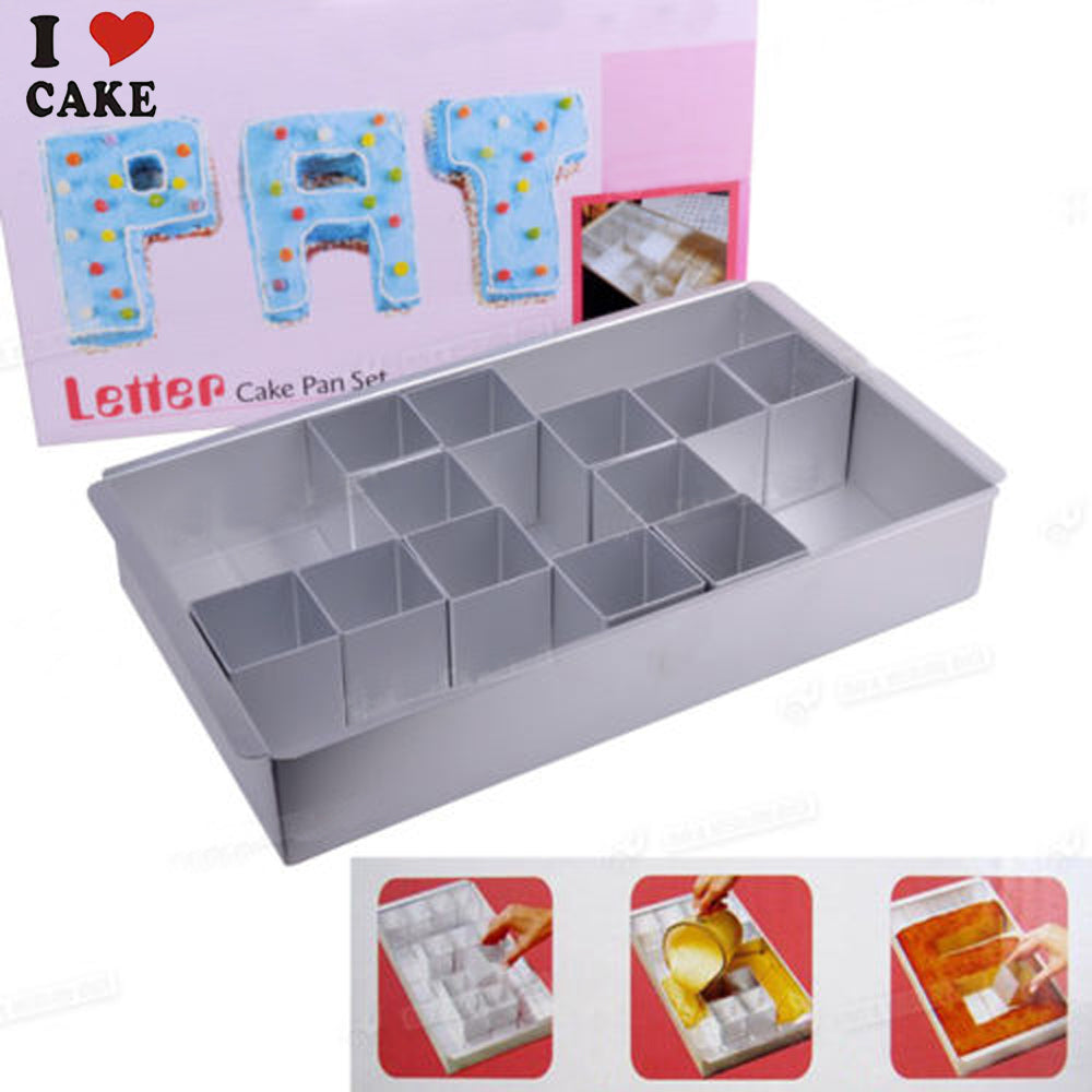 Letter number shape cake pan 29.5x16.5cm 5cm Deep Lamay