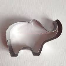 Metal Fondant elephant cookie cutter
