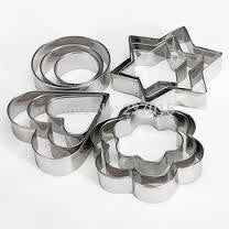 Metal Fondant cutters, cut fun shapes from rolled fondant