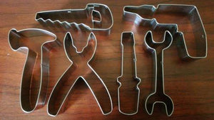 Metal Fondant cutters, Tool set.
