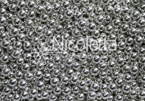 Nicoletta Metallic Silver Balls 4mm 100g Nicoletta