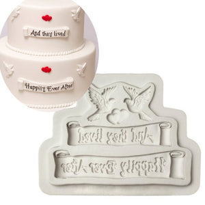 Silicone Mould Happily Ever After Wedding