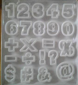 Numbers fondant/cookie cutters (5cm)