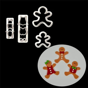 Christmas Gingerbread People Multi Cutter Set