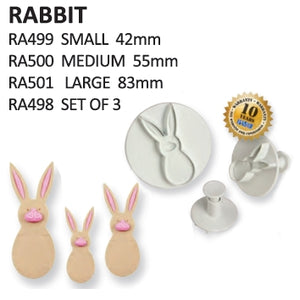 Large Bunny Rabbit Easter Plunger cutter