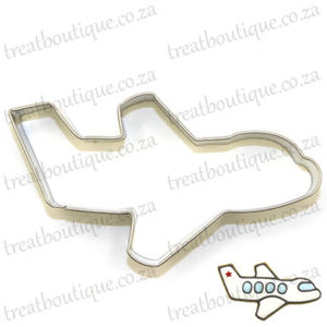 Treat Boutique Metal Cookie Cutter Plane Side View