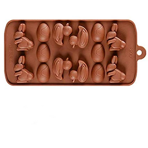Nr14 Silicone mould chocolate truffle Easter bunny